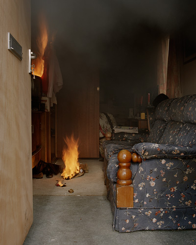 Candles from Fire Scenes by Sarah Pickering, 2007
