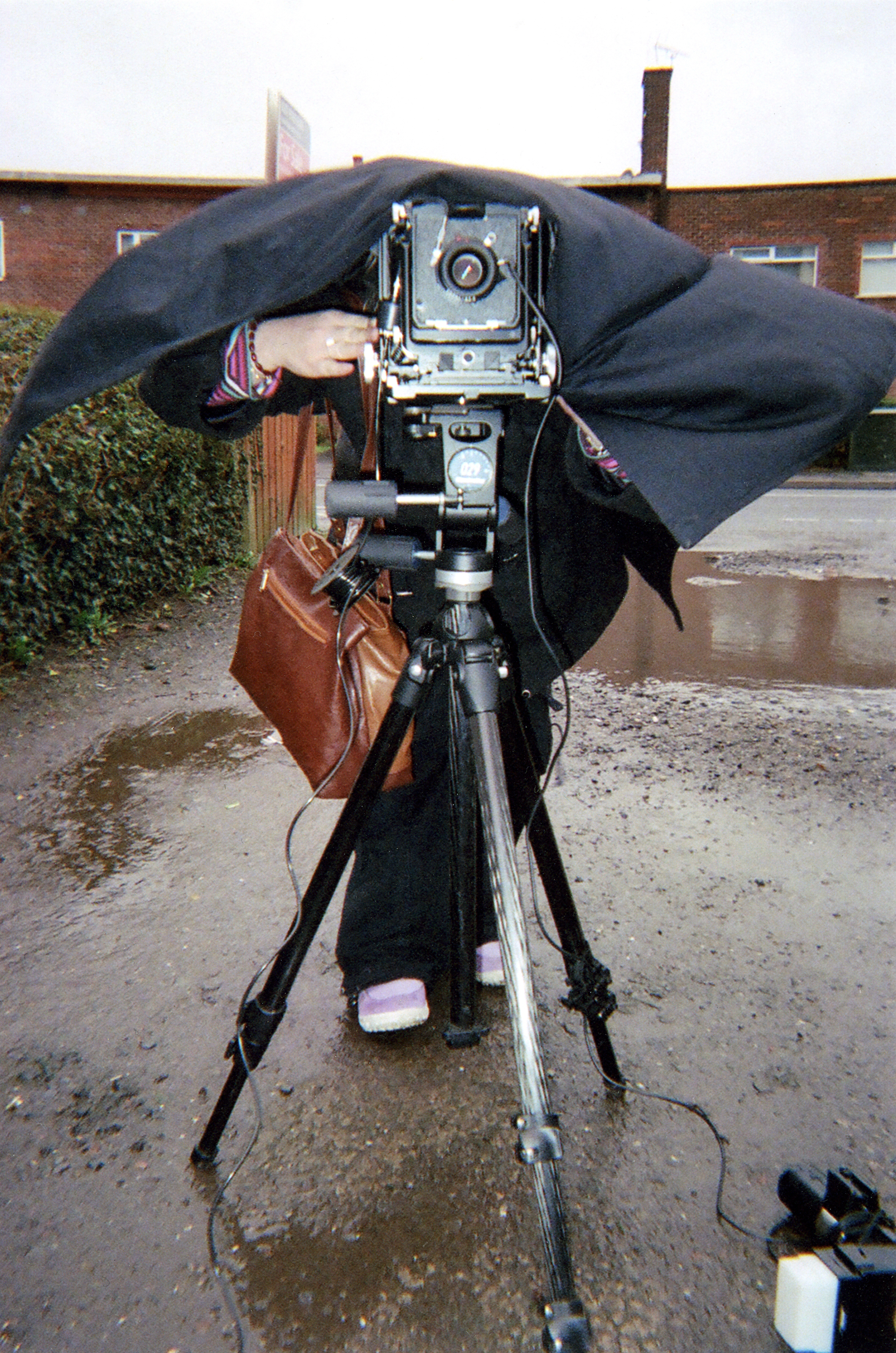 Documentation of the making of Assisted Self-Portrait of Angela Wildman, Residency, 2006–2008.